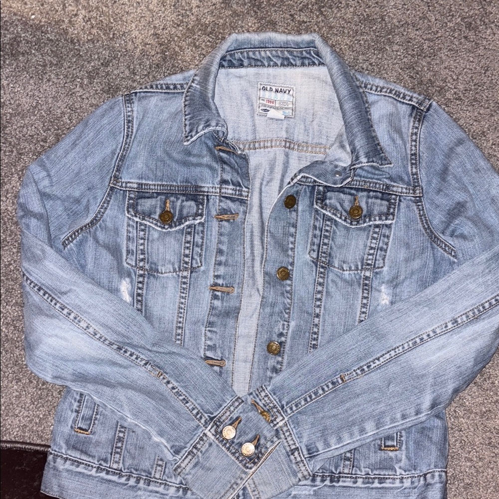 Old Navy Women's Classic Blue Jean Jacket